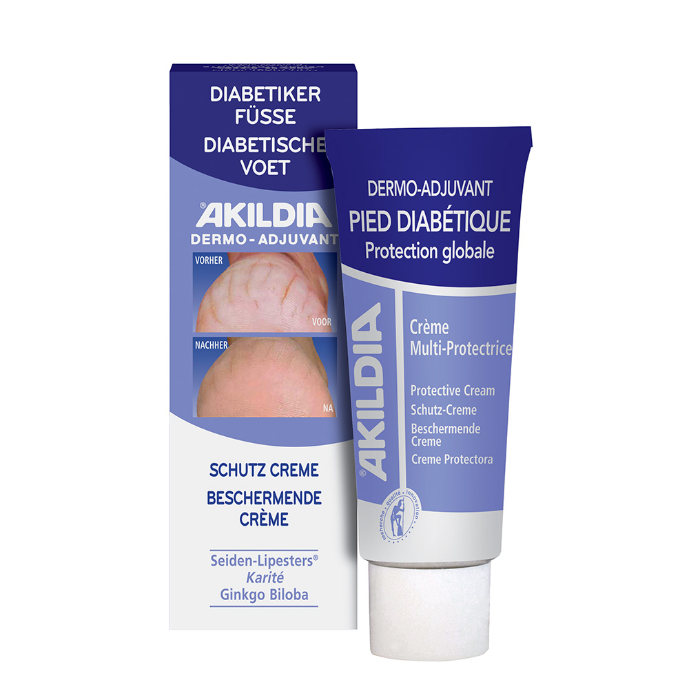 Akildia Crème voor droge diabetische voeten – www.akileine.be
